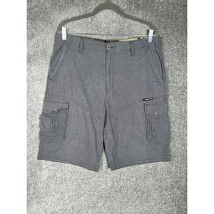 Monument Clothing Co‎ Cargo Shorts Mens Size 34 Gray 12" Inseam
